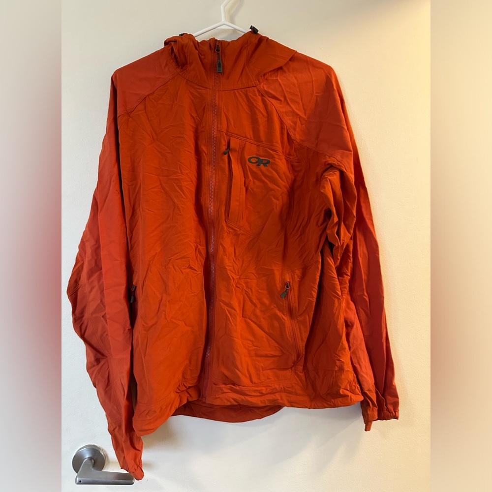 Men’s Large - Outdoor research OR - windproof jacket. High quality. Like new